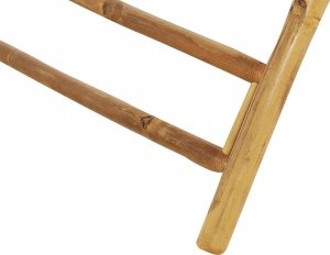 Beliani Stolik ogrodowy bambusowy z parasolem MOLISE 8