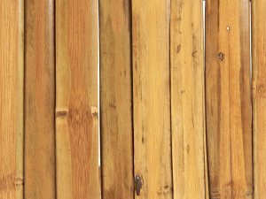 Beliani Stolik ogrodowy bambusowy z parasolem MOLISE 9