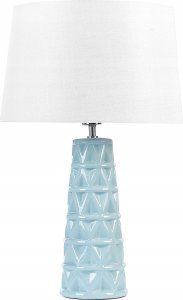 Lampa stołowa Beliani Lampa stołowa ceramiczna niebieska VINCES Lumarko! 1