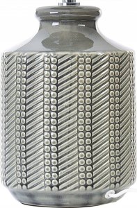 Beliani Lampa stołowa ceramiczna szara ESPERANCE 5