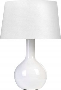 Lampa stołowa Beliani Lampa stołowa ceramiczna biała SOCO Lumarko! 1