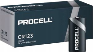 Duracell Duracell Procell CR123 3V 1550mAh elementas, 10 vnt. 2