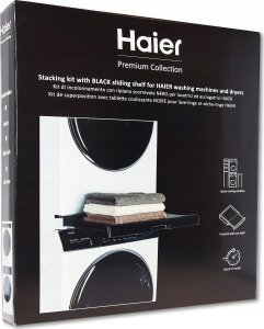 Haier Haier Premium Collection Stacking Kit HASTKU10B, black 2