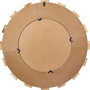 Beliani Lustro ścienne 66 Jasne drewno ECATEPEC 3