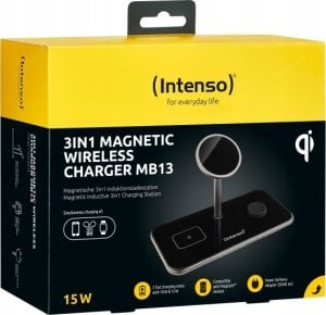 Ładowarka Intenso Intenso 3in1 Magnetic Wireless Charger MB13 black 1