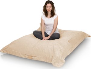 Blomster Pufa XXL Worek Fotel - beżowy 5