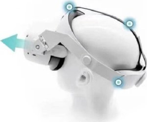 Strado Regulowana opaska pasek do gogli Oculus Quest 1/2 GOMRVR 3