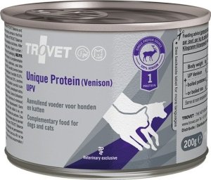 Trovet Trovet Unique Protein UPV Dziczyzna dla psa i kota puszka 200g 1