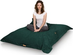 Blomster Pufa XXL Worek Fotel - butelkowa zieleń 5