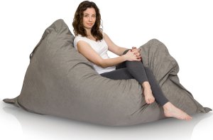 Blomster Pufa XXL Worek Fotel - szary 4