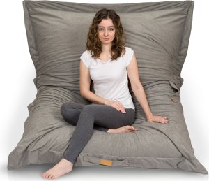 Blomster Pufa XXL Worek Fotel - szary 5