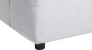 Beliani Narożnik prawostronny jasnoszary TOMRA 11