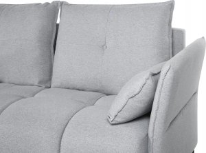 Beliani Narożnik prawostronny jasnoszary TOMRA 7