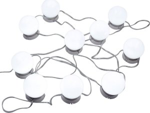 Verk Lampki do lustra toaletki LED zestaw makijaż 10 szt. 2