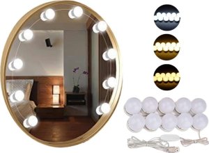 Verk Lampki do lustra toaletki LED zestaw makijaż 10 szt. 8