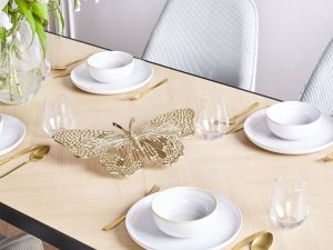 Beliani Figurka motyl złota MADIUN 2