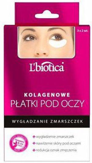 Lbiotica  Płatki kolagenowe pod oczy Przeciwzmarszczkowe 3x2 szt. 1