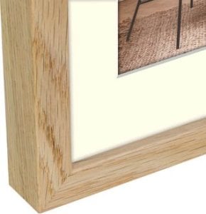 Ramka ZEP ZEP Malmo natural     9x13/13x18 Wood with Passepartout V4557N 1