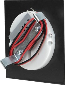 Oprawa schodowa Orno DRACO LED NEW 1,5W, oprawa schodowa podtynkowa, 12VDC, 30lm, 6000K, czarny, innowacyjny sposób montażu 8