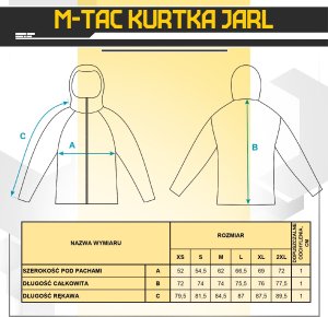 Kurtka męska MFH Kurtka Jarl M-Tac czarna XXL/R 13