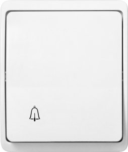 Orno Przycisk dzwonek n/t AQUATIC, IP44, biały 4