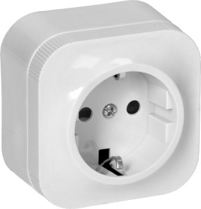 Orno Gniazdo pojedyncze ToDo 2P+Z Schuko IP20, biały 2