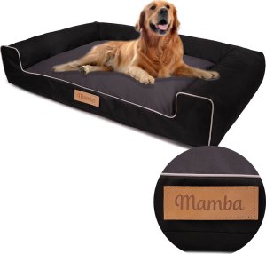 Dogeste Legowisko dla psa czarne + szary środek XXL 3