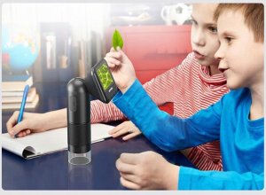 Apexel Mikroskop Cyfrowy 400-800x + Ekran LCD 2" / Filmy Zdjęcia HD 720p / MS008 5