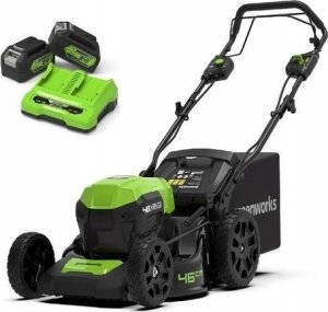 Kosiarka akumulatorowa Greenworks 2x24V z napędem 46cm G24X2LM46SPK4X  zestaw ładowarka dual + 2 akumulator 4Ah 1