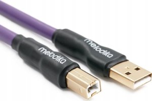 Melodika MDUAB60 Purple Kabel USB 2.0 typu A-B m.in. do DAC / urządzeń medycznych / ploterów - 6m 8