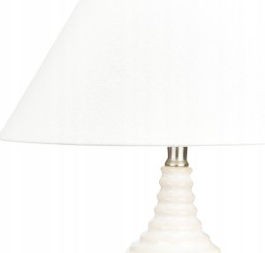 Beliani Lampa stołowa ceramiczna beżowa CELESTE 4