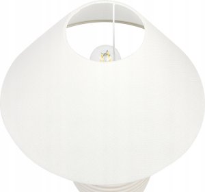 Beliani Lampa stołowa ceramiczna beżowa CELESTE 5