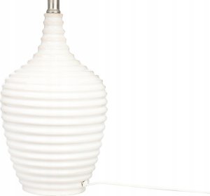 Beliani Lampa stołowa ceramiczna beżowa CELESTE 6
