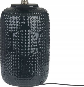 Beliani Lampa stołowa ceramiczna ciemnoniebieska MUSSEL 6