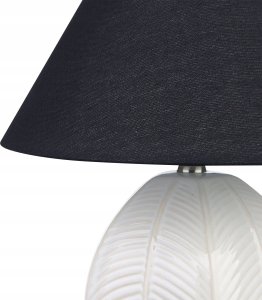 Beliani Lampa stołowa ceramiczna beżowa CADENA 5