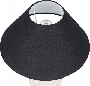Beliani Lampa stołowa ceramiczna beżowa TELIRE 5