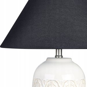 Beliani Lampa stołowa ceramiczna beżowa TELIRE 6