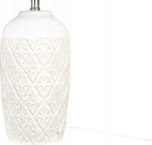 Beliani Lampa stołowa ceramiczna beżowa TELIRE 7