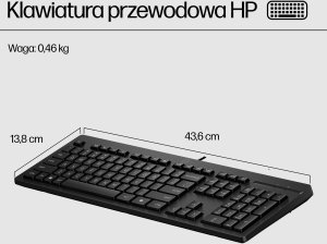 Klawiatura HP 125 (125 Wired Keyboard Swiss) 3