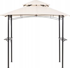 Beliani Pawilon ogrodowy 240 x 148 Beżowy NARO 2
