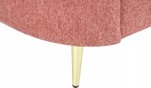 Beliani Sofa 3-osobowa różowa TROSA 11