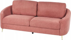 Beliani Sofa 3-osobowa różowa TROSA 6