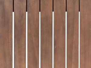 Beliani Sofa trzyosobowa dla 3 osób Certyfikowane drewno akacjowe Ciemne drewno TIMOR 12