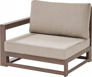 Beliani Sofa trzyosobowa dla 3 osób Certyfikowane drewno akacjowe Ciemne drewno TIMOR 3