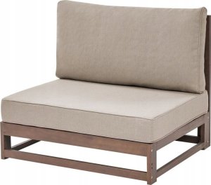Beliani Sofa trzyosobowa dla 3 osób Certyfikowane drewno akacjowe Ciemne drewno TIMOR 4