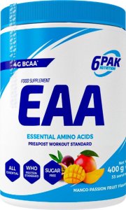 6PAK Nutrition 6PAK Nutrition EAA 400g Mango Passion Fruit 1