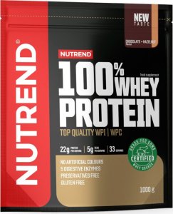 Nutrend NUTREND 100% Whey Protein 1000g Chocolate Hazelnut 1