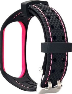 Beline Beline pasek Mi Band 6/5 Sport czarno-różowy black/pink 2