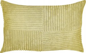 Beliani Zestaw 2 poduszek Sztruks Oliwkowy MILLET 4