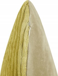 Beliani Zestaw 2 poduszek Sztruks Oliwkowy MILLET 6